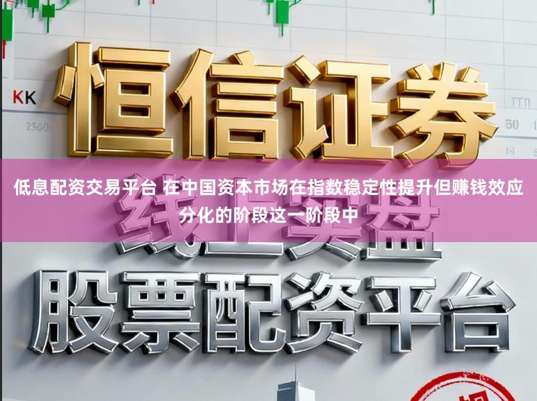 低息配资交易平台 在中国资本市场在指数稳定性提升但赚钱效应分化的阶段这一阶段中