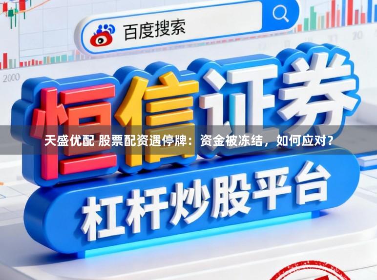 天盛优配 股票配资遇停牌：资金被冻结，如何应对？