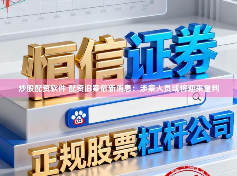炒股配资软件 配资旧案最新消息：涉案人员或将迎来重判